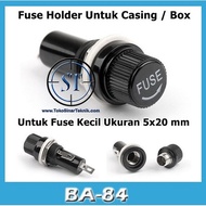 Ba-84 Fuse Holder 5*20 Small Fuse Housing Box Amp Bolt Fuse Glass 5x20mm Small Fuse Amp Box 5x20
