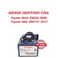 Denso Ignition Coil 099700-2500 Toyota Wish ZGE20 Altis ZZE141