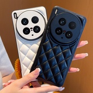 Luxury Little Fragrant Style Embossed Leather Phone Case For Vivo X200 Ultra X200S X200 Pro Mini X20