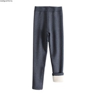 (85CM-165CM) Girls Leggings Pant Fleece Thick Winter Plus Velvet Solid Leggings Kids Fashion Pants W
