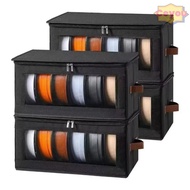 CEYOU 6 Roll Filament Storage Box, Dustproof & Moisture-proof, Visible Organizer for 3D Printing Fil