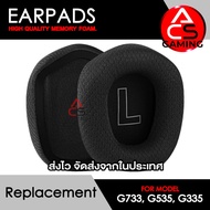 ACS Headphone Sponge (Black Grid Fabric) Compatible With Logitech Headphones G733/G535/G335 Gaming H