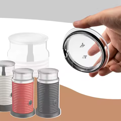 Milk Frother Lid Cover & Seal Replacement Parts for Nespresso Aeroccino 3 3R 3593 & 3594 Milk Frothe