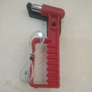 EMERGENCY SAFETY HAMMER + STEEL ROPE