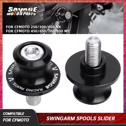 Swingarm Spools Slider For CFMOTO 250 300 400 450 650 700 800 NK/MT/GT/TR-G CL-X SR SS Motorcycle Ac