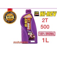 HI-REV 2T 500 2T API TB JASO FA 1L (100% ORIGINAL )