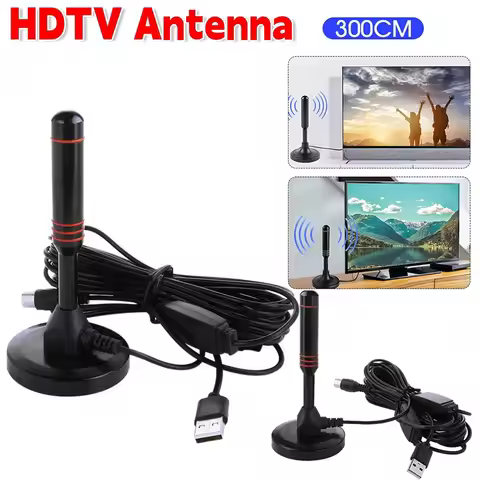 Protable Indoor 4K Digital TV Antenna TV Antenna Indoor Indoor Outdoor Ultra HD For TV Receiver Quic