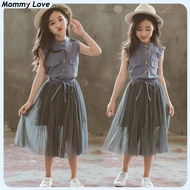 MML Children's Fashion 2PCS（Blouses+dress） High Quality korean dress for kids girl casual clothes 3 