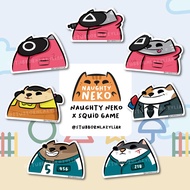 Naughty Neko x Squid Game | Kdrama | Bujo | Planner | PC Laptop | Decorative Sticker Pack by Stubbor