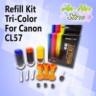 Neurox Ink Refill Kit (Colour) Canon CL-57 and CL-57s for Canon PIXMA E410, E400, E460, E470, E480, 