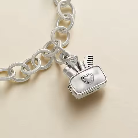 S925 sterling silver James Avery Love My Makeup Bag Charm