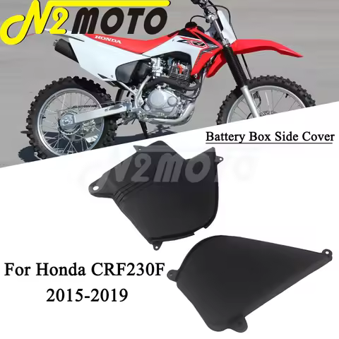 ABS Plastic Battery Box Side Fairing Cover For Honda CRF230F CRF 230 2015-2019 Dirt Pit Bike Supermo