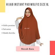 Mylaa Hijab size XL Jilbab Instan Kerudung pesantren dayah wolfis Wolpeach Wolvis pads antem jumbo m