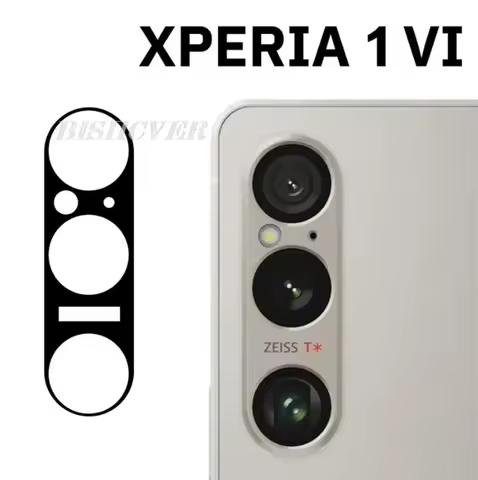 1-2-3PCS 3D Black Camera Lens Film For Sony Xperia 1 VI Xperia1VI 1VI Xperia10VI 10VI 10 V I Tempere