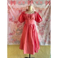Korean Milkmaid dress france dress victorian balloon sleeve