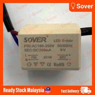SOVER 3X1W 3V & 9V LED DRIVER FOR EYE BALL & STEP LIGHT