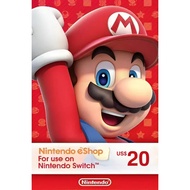 (GAMERHUBSTORE.SHOP) Nintendo eShop Gift Card $20 USA Switch Digital Code Instant Delivery