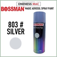 ''BOSSMAN'' SILVER COLOUR AEROSOL PAINT -NO.803