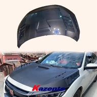For Honda Civic FC FK7 2016-2022 Carbon Fiber ADL Style Vented Front Hood Bonnet