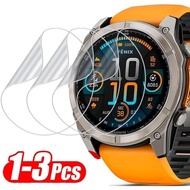 3Pcs Ultra HD Hydrogel Soft Film Clear Watch Screen Protector For Garmin Fenix E 47mm Chronos Soft F