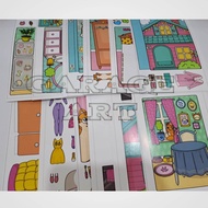 QUITE BOOK PAPER DOLL HOLLY BUSY BOOK MAINAN EDUKASI ANAK BONGKAR PASANG PAPER BOOK