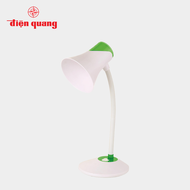 Đèn bàn bảo vệ thị lực Điện Quang ĐQ DKL15 WG B (màu trắng - xanh lá cây bóng led ánh sáng vàng cắm