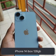 iphone 14 128gb ibox second blue