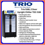 Trio 538L 2 Door Upright Chiller TDC-538