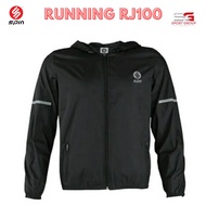 Spin(สปิน)เสื้อแจ็คเก็ตผ้าร่ม เสื้อวิ่ง เสื้อคลุมวิ่ง เสื้อออกำลังกาย SPIN RJ100 RUNNING Jacket สีดำ Size S-XXL(3L)