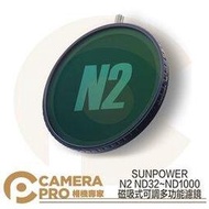 ◎相機專家◎ SUNPOWER N2 ND32~ND1000 磁吸式 可調多功能濾鏡 ND鏡 減光鏡 公司貨