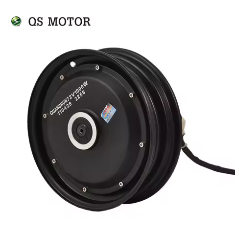 QS Motor 10inch 1500W 205 45H V2 Brushless DC Electric Scooter Single Shaft Hub Motor