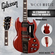 Gibson Original Collection SG Standard '61 Maestro Vibrola Electric Guitar with Hardcase - Vintage C