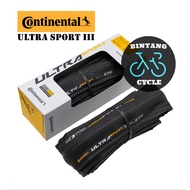 Continental Ultra Sport Bicycle Tires 3 III 700x23C Performance Fold Black Outer Tires