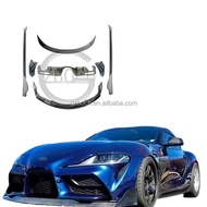 Carbon Fiber car accessories for Toyota Supra A90 A91 2019+ to Aimgain bodykit CF front lip car spoi