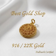 916 Gold Coin Huat Pendant – Lightweight & Auspicious