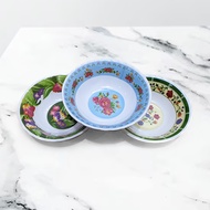 Melamine Wave Flower Motif Bowl HS 3100