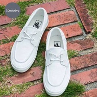VANS × 全白色船鞋款 日牌URBAN RESEARCH DOORS 限定獨家款 2-EYELET BOAT SHOES 日本代購 日本直送
