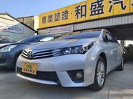 實車實價 2014 TOYOTA ALTIS 天窗 影音