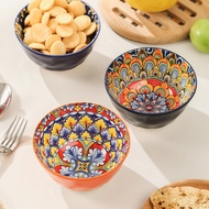 Influencer Bohemian Hot-selling Restaurant Household Tableware Ceramic Rice Bowl Soup Bowl Cereal Sa