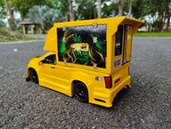 รถบังคับ ดริฟท์ กระบะฟู้ดทรัค รุ่น IP-252(G) : DRIFT RACING FOOD TRUCK 1/14 SCALE R/C SERIES