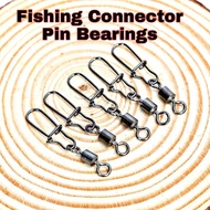 20 PCS Swivel Connector Pin Fishing Kekili Kili Snap Pin Casting Snap Mancing Softplastic