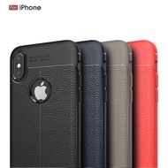 Lychee Leather Texture TPU Soft Case Apple i6/6p/i7/7p/i8/8p/iX All-Inclusive Phone (TPU Faux Non-Le