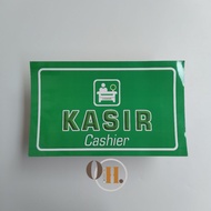 Stiker Kasir - Stiker Cashier - Stiker Loket Pembayaran - Stiker Vinyl