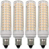 Lxcom Lighting E11 LED Corn Bulb 15W Dimmable Ceramic LED Light Bulbs 120W Equivalent 136 LEDs 2835 