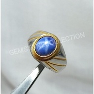 - TERUMAH!! BATU BLUE SAFIR STAR ASLI BANGKOK 9 MOHS -