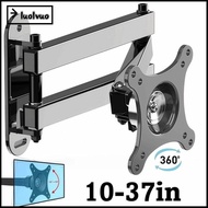 LUOLVUO LCD Monitor Bracket, Wall Mount 10-37in Computer Bracket, Universal Extendable Rotatable Stu