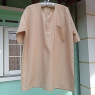 Baju Lelaki Top L Brown Preloved