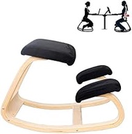 Ergonomic Kneeling Chair,Rocking Balance Knee Stool for Bad Backs Neck Shoulders Tension Thick Cushions,Comfortable Rocking Improves Blood Circulation Great for Office And Home,Red