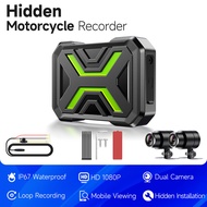 JIUYIN Motorcycle Dual DVR WiFi Smart Connect 1080P Action Camera Recorder Front & Rearview Waterpro