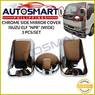 ☼ ✓ ✁ Isuzu Elf NKR/NPR Chrome Side Mirror Cover Set